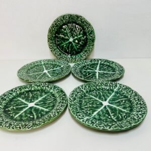 Set de servicio 5 pax “ Cabbage” by Secla Portugal 1970’s