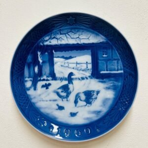 Wallplate “ In the Old Farmyard” 1960 by Royal Copenhagen