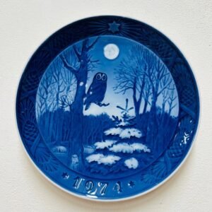 Wallplate “ Winter twilight” 1974 by Royal Copenhagen