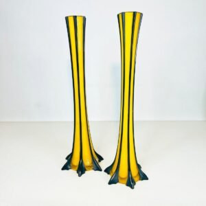 Pareja de jarrones Tigri by Ribes Murano Italia 40 cm