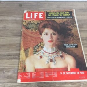 Revista LIFE 14/12/1959 La Gargantilla con anuncios originales de Ford,Mercedes,Chevrolet,Old Spice,Martini, Ballantines, Omega y Pepsi Cola entre otros