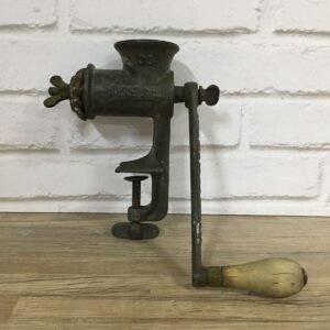 Antiguo picador de carne Universal doble 00 LF&C New Britan Conn USA años 50