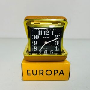 Reloj despertador de viaje Europa 2 Jewels Alemania 1970’s