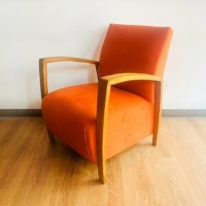 Sillon Klub Mandarine by Grete Jalk Dinamarca 1960’s