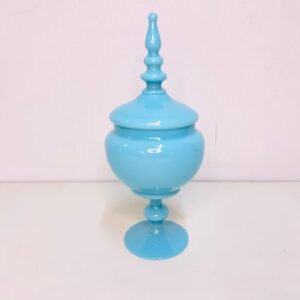 Bomboneur Tivoli en vidrio opalino 1930’s 24 cm