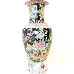 Grand Jarre Hibiscus Temple Canton China 1950’s 112 cm