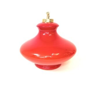 Lámpara Opalina Rosso Campaine Italia 1960’s