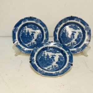 Wallplate Blue Willow by Stone China Ironstone 13 cm Inglaterra 1950’s