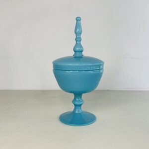 Bomboneur Tivoli en cristal de opalina 1930’s 30 cm