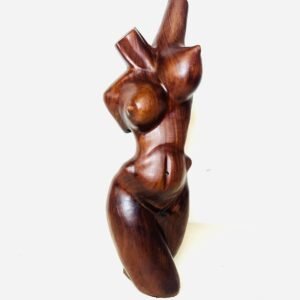Torso sculpture en madera de ébano rubio 1970’s