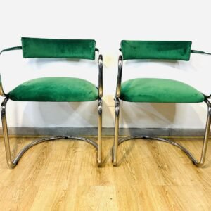 Pareja de butacas Cantilever Tubular Krone Alemania 1970’s