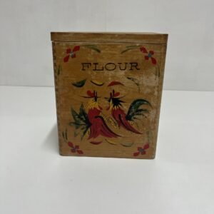 Antiguo harinero Flour en madera policromada Inglaterra mediados S.XX