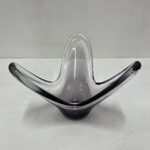 Oster en cristal de opalina 1960’s 20x16 cm