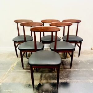 Set de 6 sillas N.210 de Farstrup Dinamarca 1950’s