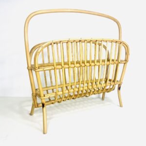 Revistero de mimbre escandinavo 1960’s