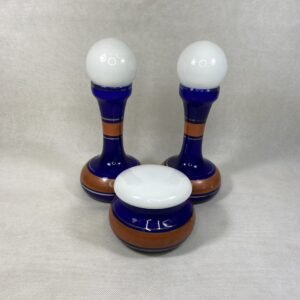 Juego de tocador de opalina “ Chessier” 1960’s