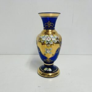 Bucare Cobalt Bohemian & Murano 1960’s 25 cm