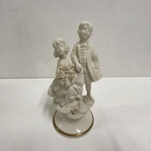 La pareja de baile en biscuit by Capodimonte Italia 1970’s 20 cm