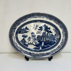 Bandeja Blue Willow by Johnson Bros inglaterra 1950’s 40 cm