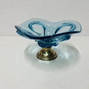 Il “ Glicine” en Murano Blaue Italia 1960’s 26x16 cm