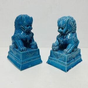 Pareja de Dragoons Dog Xian Foo Hong Kong 1970’d