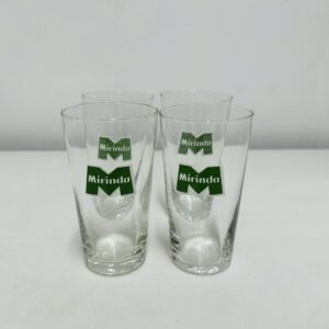 Set de 4 vasos Mirinda Islas Canarias 1970’s