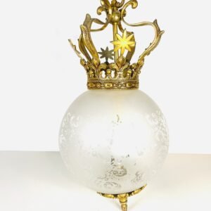 Chandel victoriana Queen Mary Crown Inglaterra 1920’s 70 cm