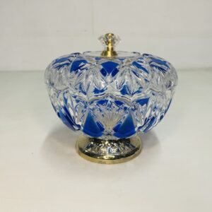 Bombonera en cristal cobalt Rialto Murano 1930’s
