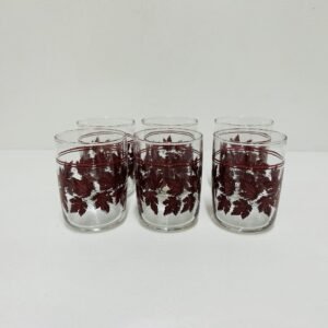 Set de 6 vasos “ Bonna” Italia 1960’s