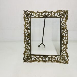 Baroque Portrait en bronce tallado 1940’s 36x26 cm