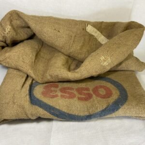 Antiguo saco de arpillera de ESSO para Amoniaco Español S.A