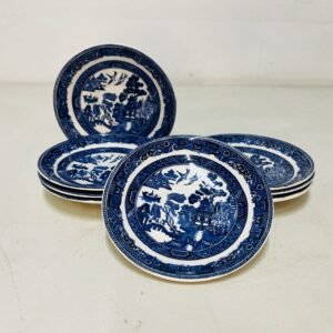 Maison Coffee 6 pax Blue Willow by Johnson Bros Inglaterra 1950’s