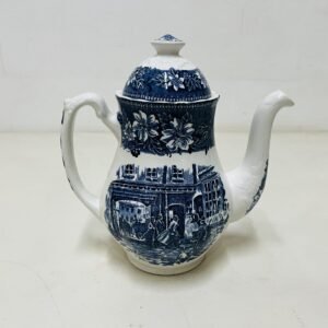 Tetera Coaching Taverns by Royal Tudor Tableware Inglaterra 1960’s