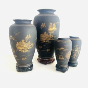 Oriental Maison GoldenLeak Noritake 1960’s en porcelana fina de cáscara de huevo