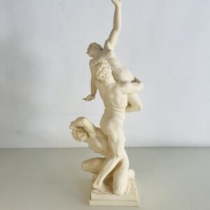 Escultura de marfilina “ el Rapto de Proserphina” by Gina Lorenzo Bernini Italia 1960’s 64 cm