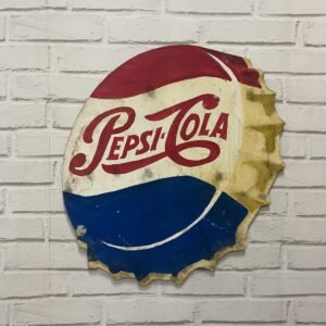 Cartel de Pepsi Cola en cartón maché 1940’s 50x55 cm