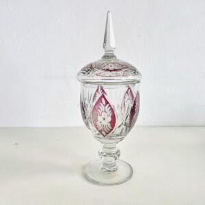 Bombonera Tivoli Rose Bohemian 1960’s 26 cm