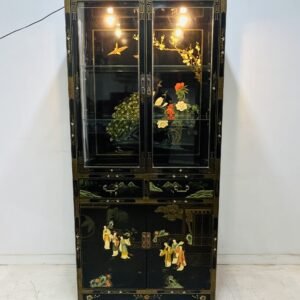 Cabinet Exhubeur Chinoisserie by J.B Pillement Francia 1950’s 92x40x206 cm