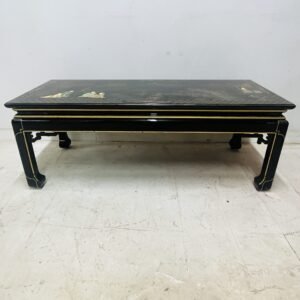 Mesa Lacque Chinoisserie stile Jean Baptiste Pillement Francia ppos. S.XX 116x50x45
