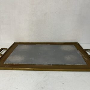 Bandeja “ Celta” by David Marshall en latón y aluminio España 1970’s 50x30 cm