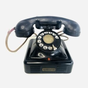 Antiguo teléfono de baquelita Bell Telephone By MFG Company Amberes- Bélgica 1950’s