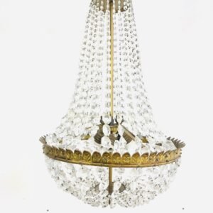Chandelier Cascade Crown Inglaterra 1930’s