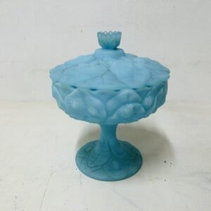 Bomboneur Fenton Corsage Turquoise Estados Unidos 1940’s 19 cm