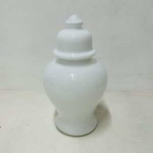 Tibor fiorentino en vidrio opalino Italia 1960’s 41 cm