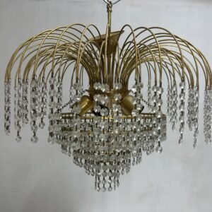 Chandelier Palmerie Francia 1950’s