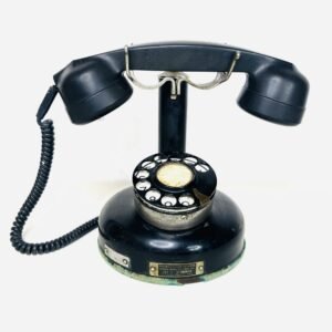 antiguo teléfono de baquelita de la Societé Industrielle des Telephonés París 1924-1928