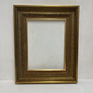 Cuadro “ Panier” en doré mousseil 1960’s 48x60 cm