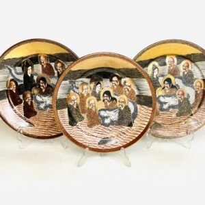 Maison de wallplates Satsuma Kinkhozan Japón 1930’s