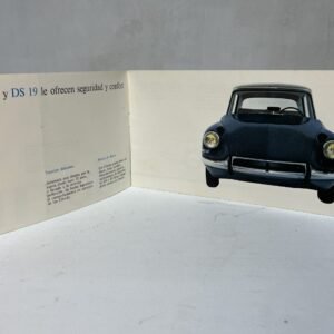 Catálogo de época de 16 págs del Citroen ID19 y DS19 de 1958 by Delpine Publicité Paris