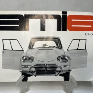 Díptico de época del Citroen Ami 6 Paris- Francia 1967